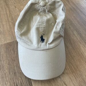 Polo by Ralph Lauren Cream Baseball Cap
